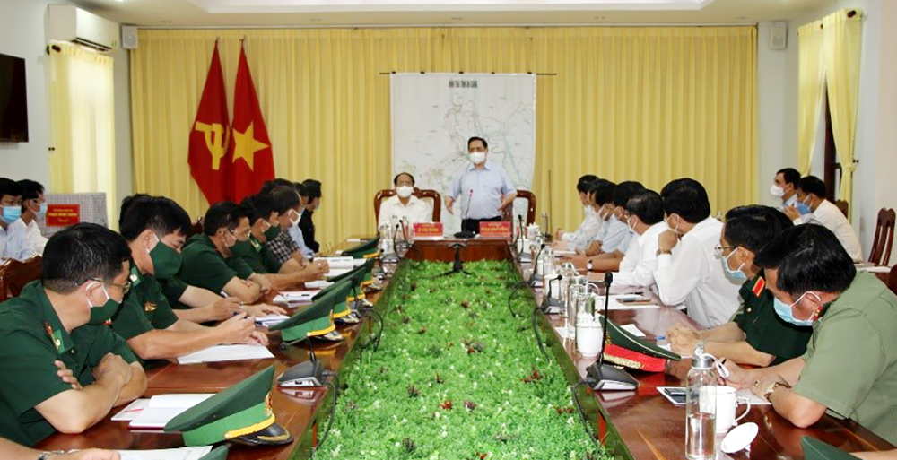 Thủ tướng Chính phủ biểu dương An Giang kiểm soát tốt tình hình biên giới, phòng, chống dịch bệnh COVID-19 hiệu quả