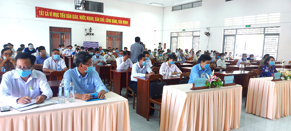 Ứng cử viên HĐND tỉnh tiếp xúc cử tri tại Thoại Sơn