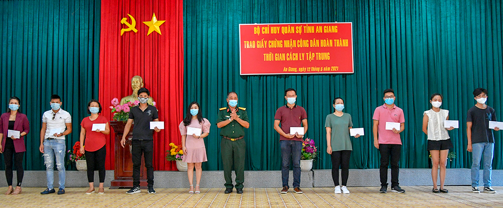 An Giang hoàn thành cách ly tập trung 105 công dân