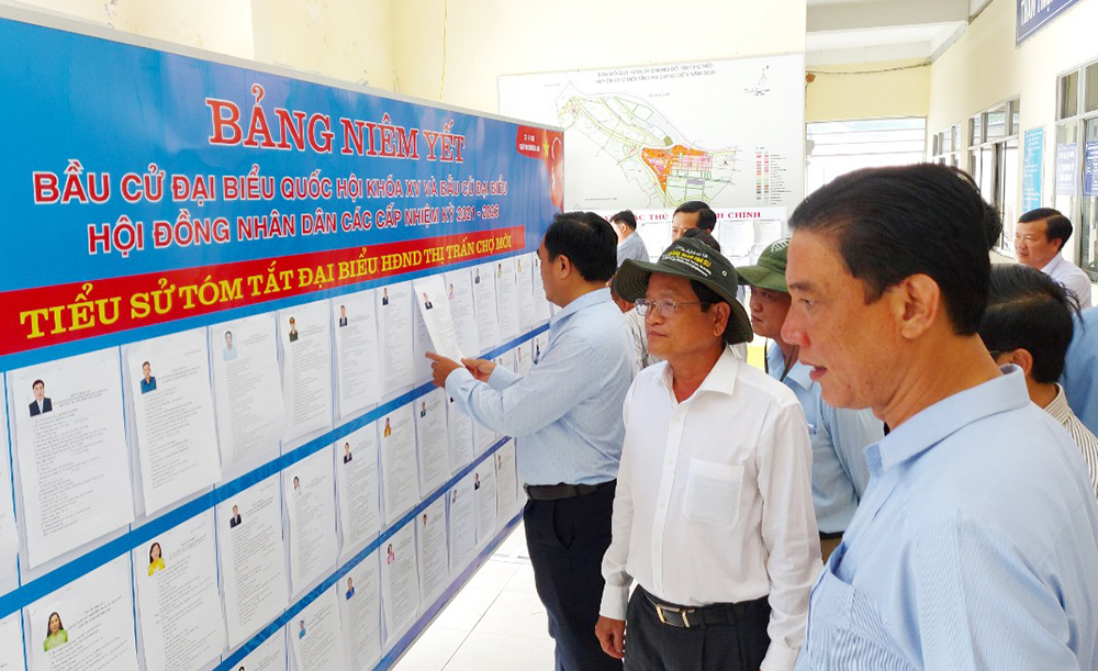 Chợ Mới sẵn sàng cho ngày bầu cử