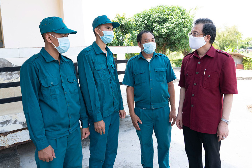 Bí thư Tỉnh ủy An Giang Lê Hồng Quang chỉ đạo: Cần phát huy vai trò "tai mắt" của nhân dân trong phòng, chống dịch bệnh COVID-19