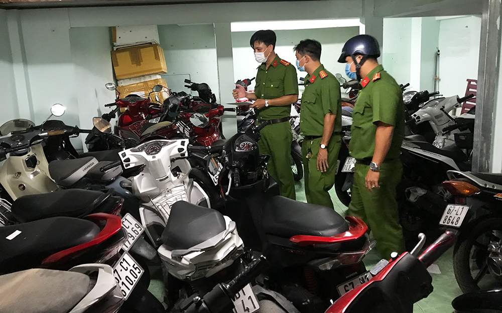 Phát hiện thêm 116 môtô nghi vấn trong cơ sở cầm đồ