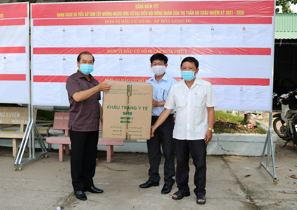 Kiểm tra công tác tuyên truyền bầu cử tại huyện Châu Thành