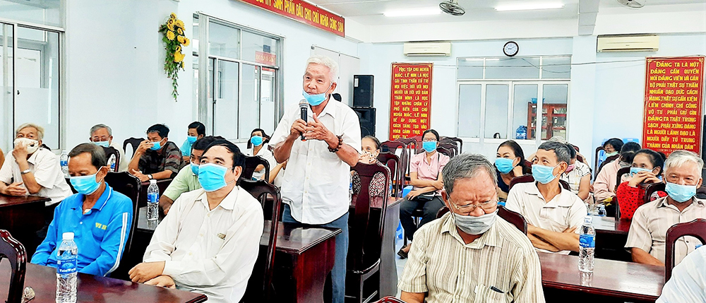 Cử tri TP. Châu Đốc mong các ứng cử viên đại biểu Quốc hội và HĐND các cấp “nói đi đôi với làm” khi trúng cử