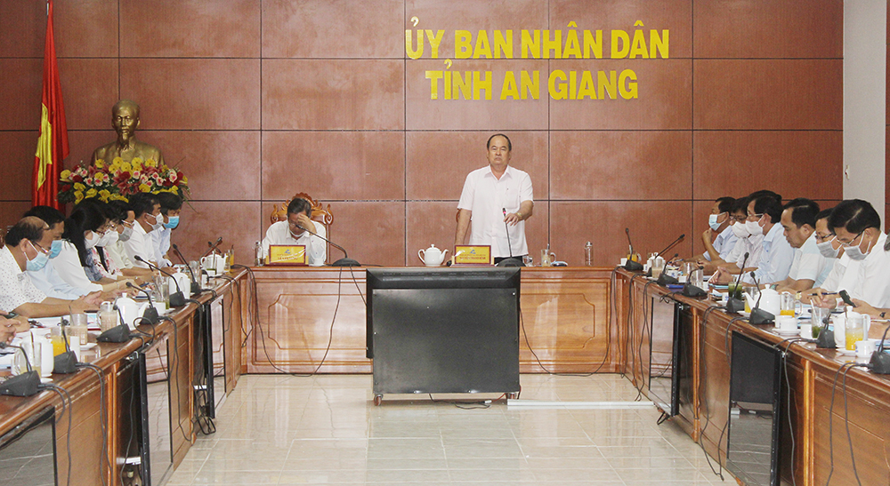 Ủy ban Bầu cử tỉnh An Giang rà soát tình hình chuẩn bị cuộc bầu cử đại biểu Quốc hội khóa XV và đại biểu HĐND các cấp nhiệm kỳ 2021-2026