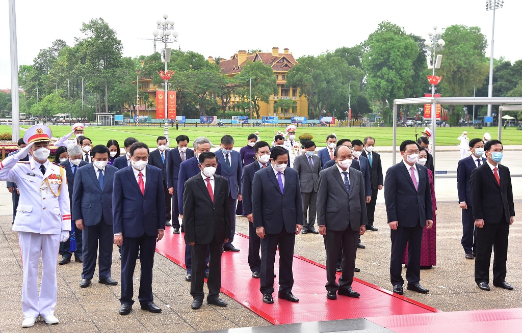 Lãnh đạo Đảng, Nhà nước vào Lăng viếng Chủ tịch Hồ Chí Minh