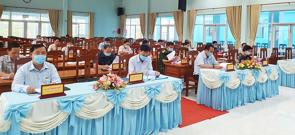 Châu Thành rà soát công tác chuẩn bị cuộc bầu cử đại biểu Quốc hội khóa XV và đại biểu HĐND các cấp, nhiệm kỳ 2021-2026
