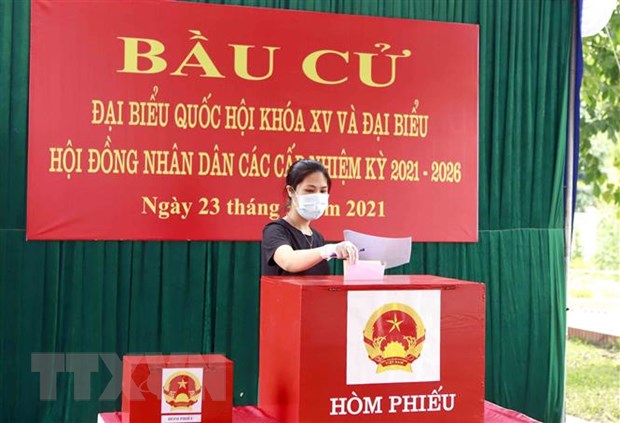 Hội đồng Bầu cử Quốc gia: Một số tổ bầu cử đạt 100% cử tri đi bầu