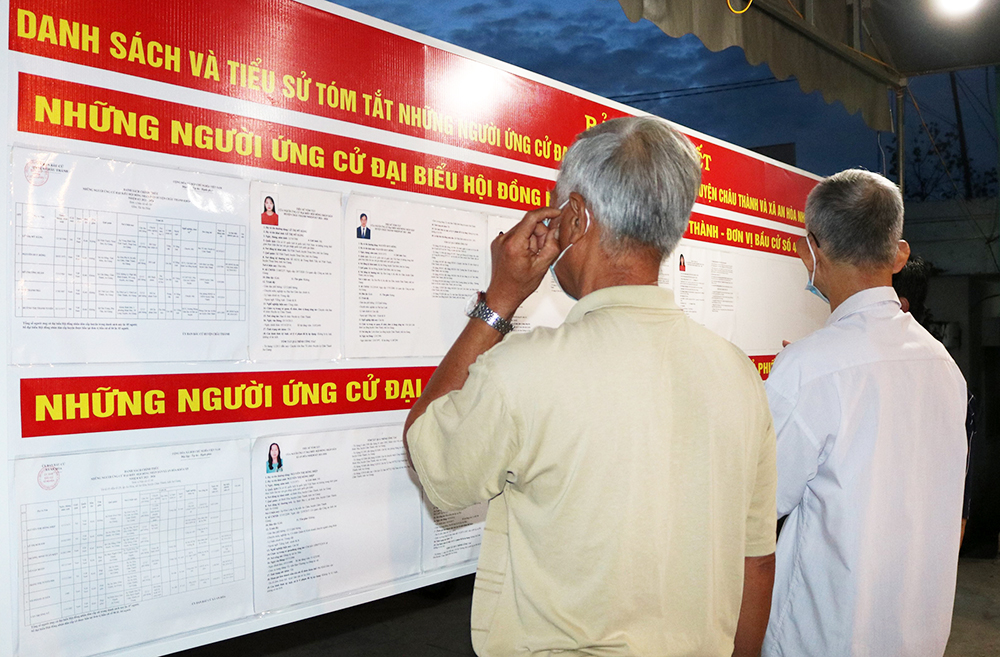 Hơn 1.633.000 cử tri An Giang tham gia bầu cử đại biểu Quốc hội khóa XV và đại biểu HĐND các cấp, nhiệm kỳ 2021-2026