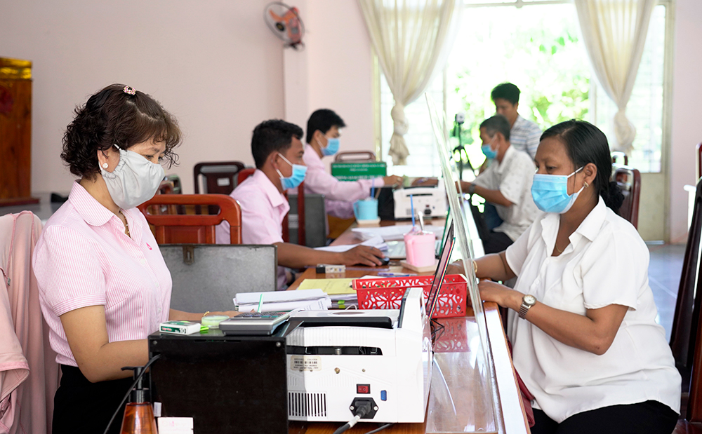 Hiệu quả từ Phòng Giao dịch Ngân hàng Chính sách xã hội huyện Tri Tôn