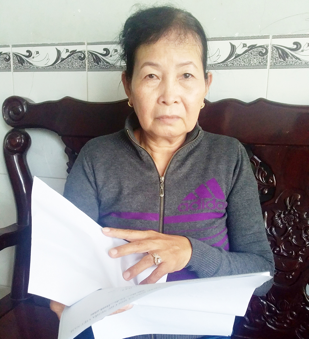 Trả lời phản ánh của bà Nguyễn Thị Nãi