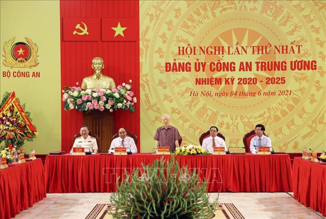 Công bố Quyết định của Bộ Chính trị chỉ định Đảng ủy Công an Trung ương nhiệm kỳ 2020 - 2025
