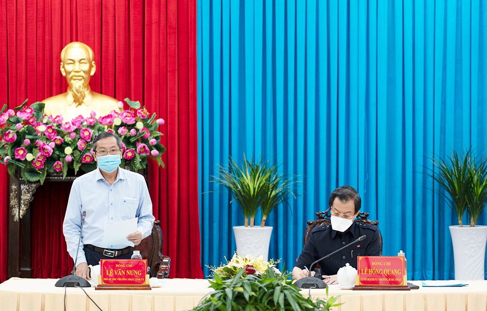 Thường trực Tỉnh ủy An Giang làm việc với lãnh đạo Ban Dân vận Tỉnh ủy, UBMTTQVN tỉnh và các tổ chức chính trị - xã hội