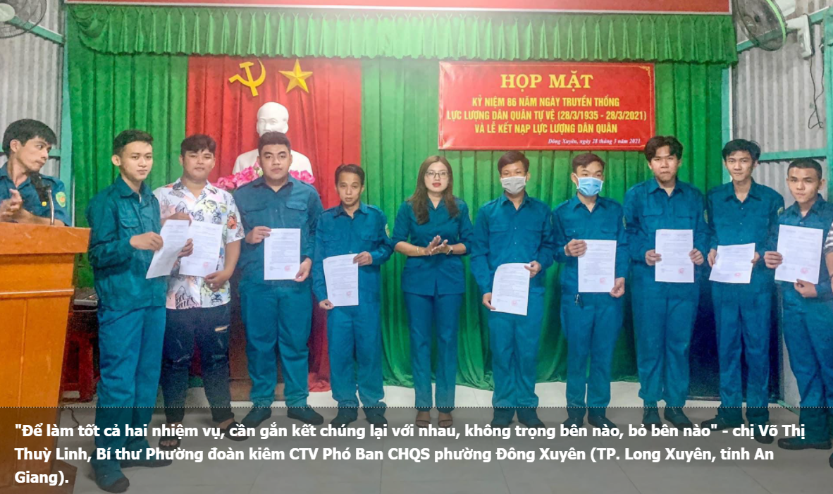 “Hai vai” Bí thư Đoàn cấp xã kiêm Chính trị viên phó
