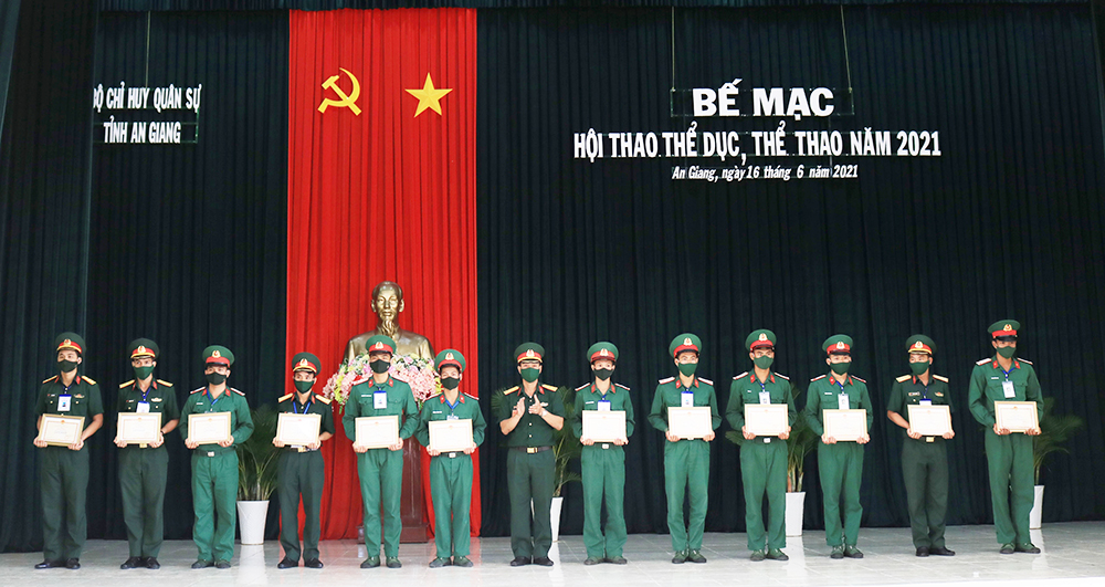 Bộ Chỉ huy Quân sự tỉnh An Giang tổ chức Hội thao Thể dục- thể thao năm 2021