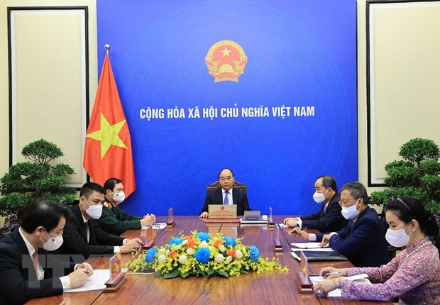 Chủ tịch nước Nguyễn Xuân Phúc điện đàm với Tổng Thư ký Liên hợp quốc