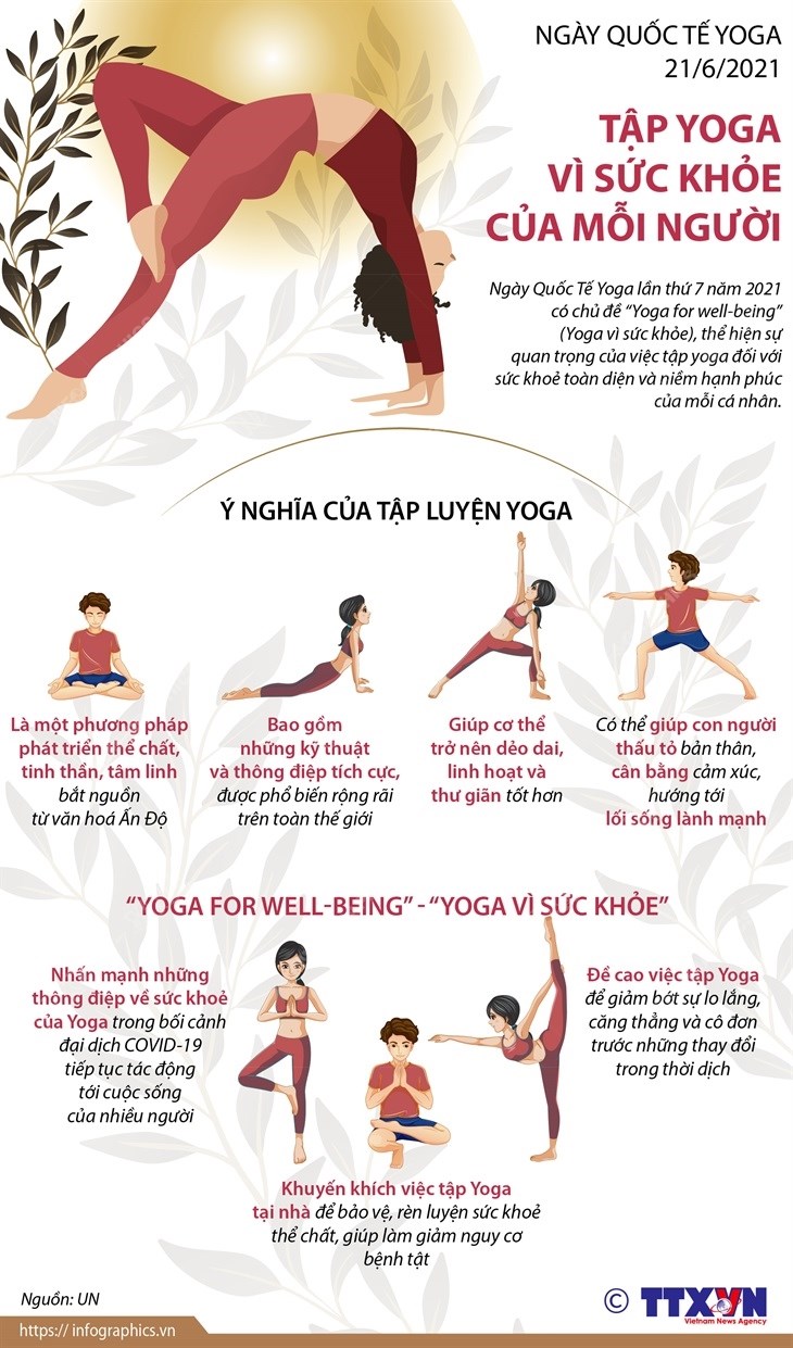 Ngày Quốc tế Yoga: Tập Yoga vì sức khỏe của mỗi người