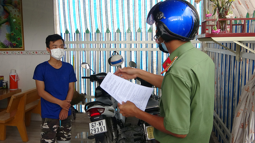 Tri Tôn tăng cường kiểm tra phòng, chống COVID-19