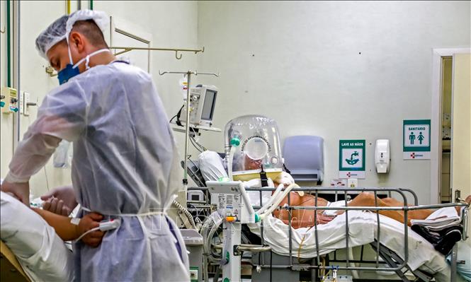 Brazil thêm trên 115.200 ca mắc, 2.343 ca tử vong do COVID-19