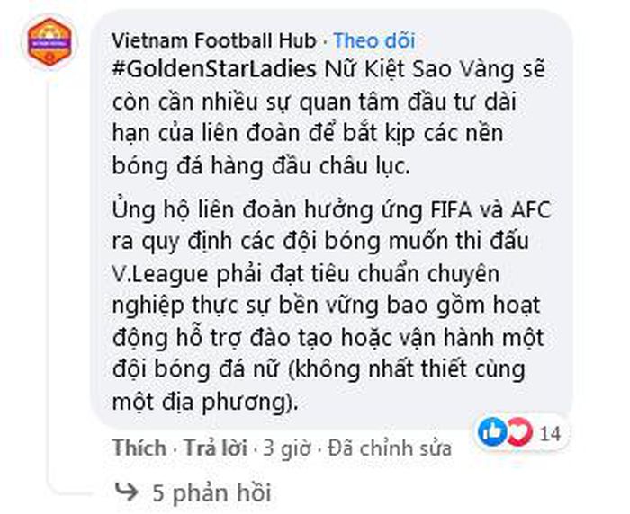 Đội tuyển nữ Việt Nam tiếp đà vươn cao ở bảng xếp hạng FIFA quý II-2021