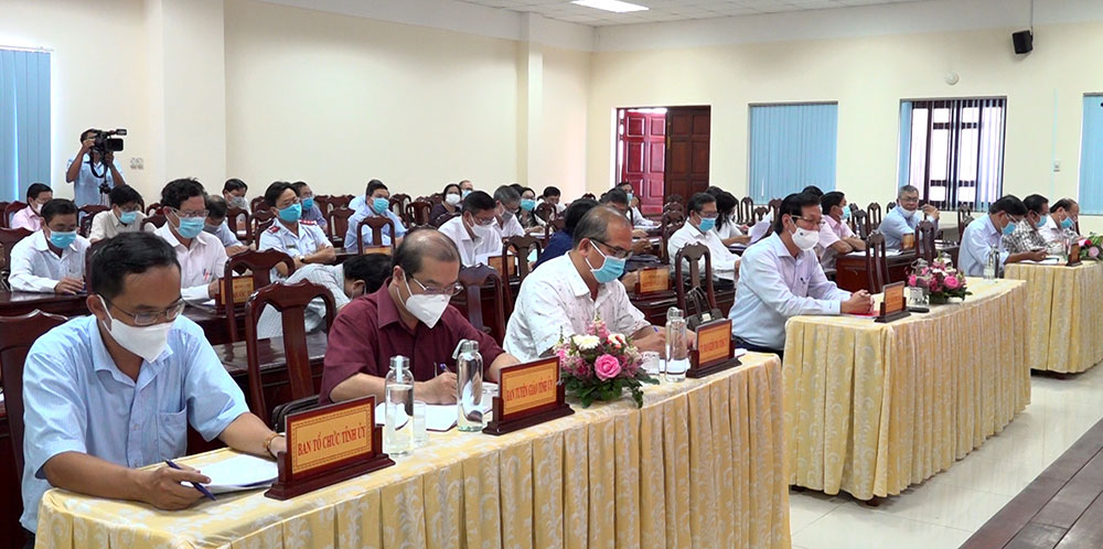 Đảng ủy Khối Cơ quan và Doanh nghiệp An Giang sơ kết thực hiện nhiệm vụ 6 tháng đầu năm và sơ kết 5 năm thực hiện Chỉ thị 05-CT/TW