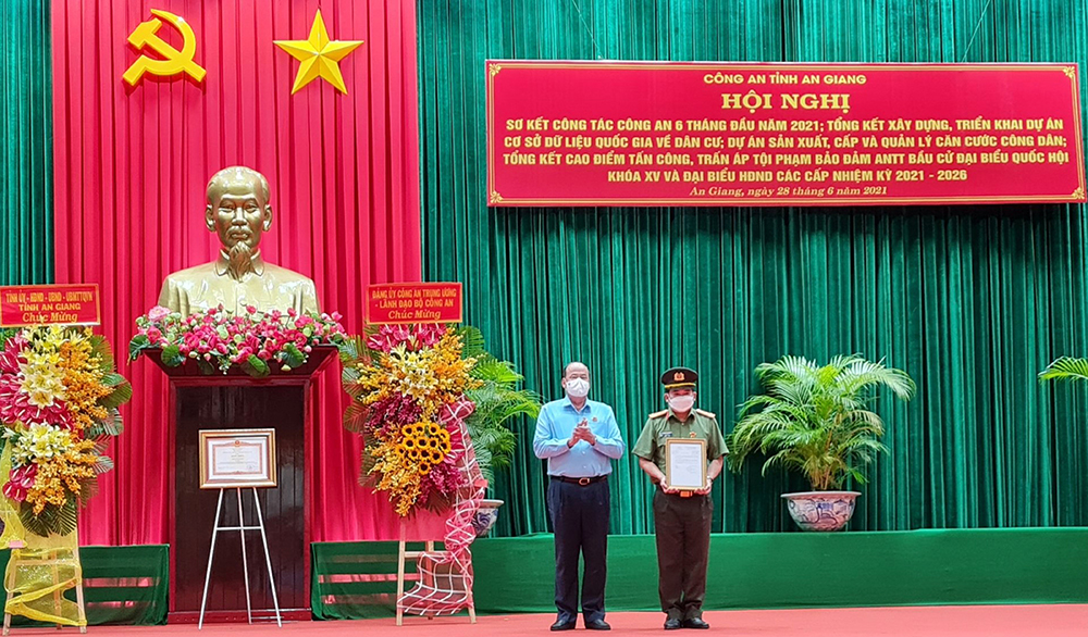 Công an tỉnh An Giang đạt nhiều kết quả quan trọng 6 tháng đầu năm 2021