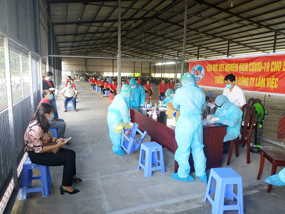 An Giang tăng cường biện pháp phòng, chống dịch bệnh COVID-19 tại các doanh nghiệp