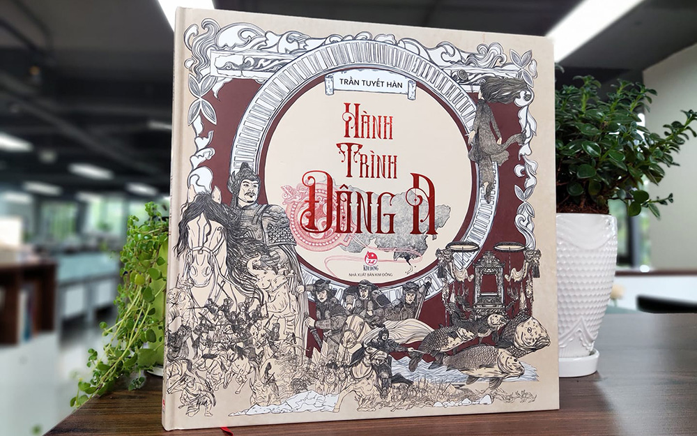 Họa sĩ 9x vẽ sách tranh về nhà Trần - Báo An Giang Online
