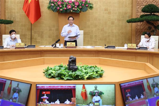 Thủ tướng chủ trì họp trực tuyến với TP Hồ Chí Minh triển khai các biện pháp phòng, chống dịch