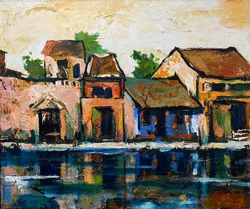 Câu chuyện dòng sông qua nền tảng phòng tranh 3D