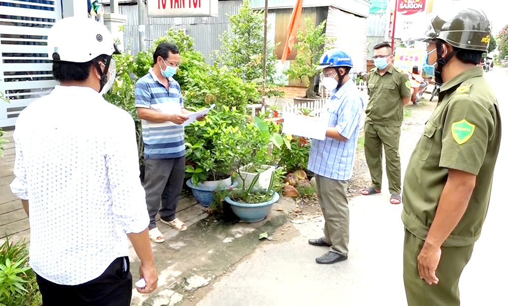 Công an huyện An Phú tích cực tham gia phòng, chống dịch COVID-19