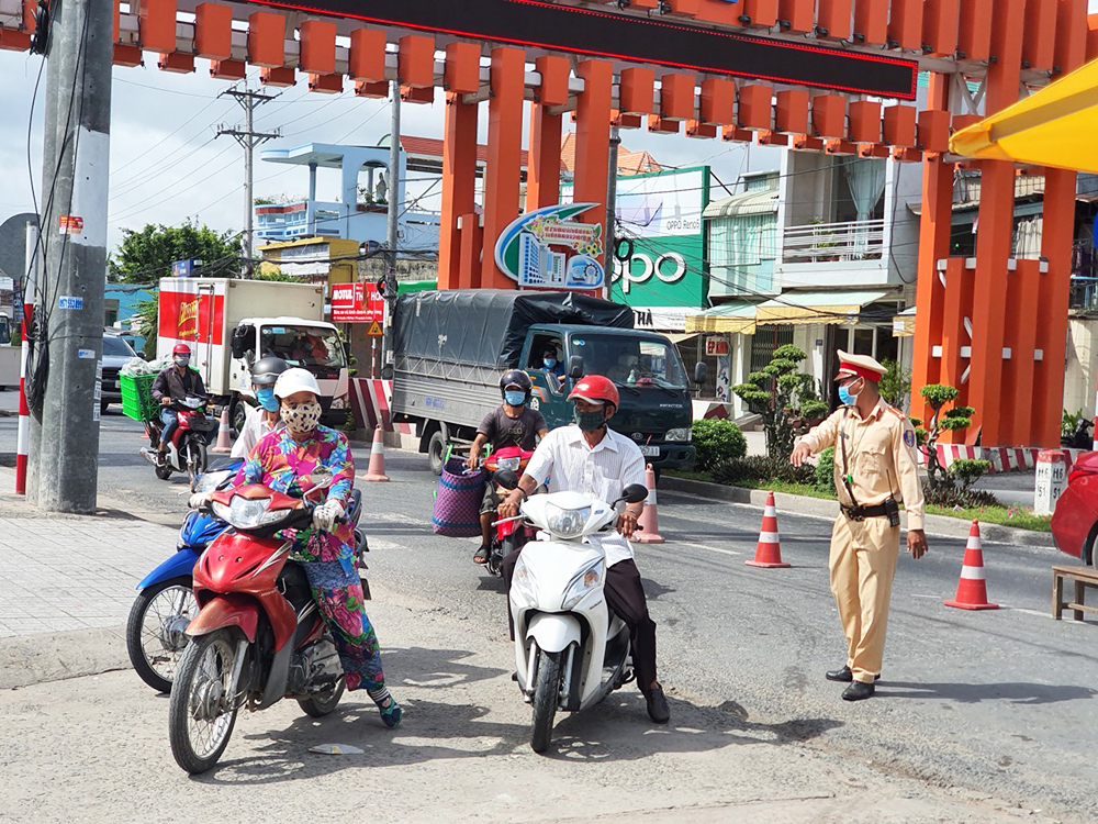 An Giang hướng dẫn phân luồng giao thông cho phương tiện lưu thông hàng hóa qua địa bàn trong tình hình dịch bệnh COVID-19