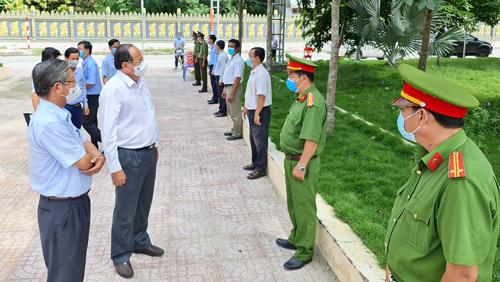 Tri Tôn quyết tâm giữ “màu xanh” trên bản đồ COVID-19