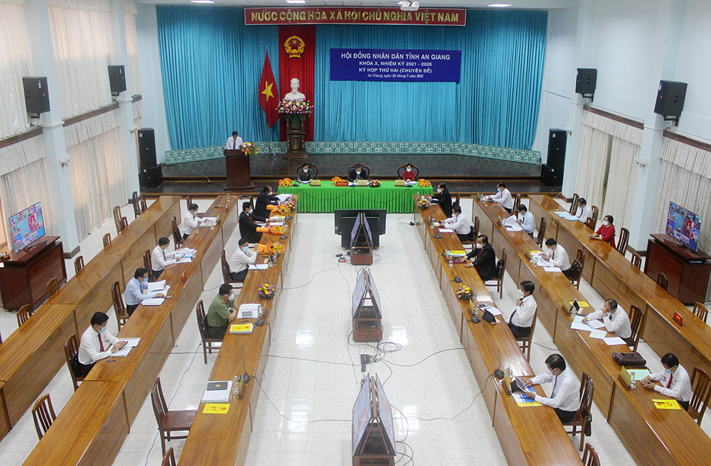 Kỳ họp thứ 2 (chuyên đề) HĐND tỉnh An Giang khóa X thông qua 4 nghị quyết liên quan lĩnh vực kinh tế - ngân sách