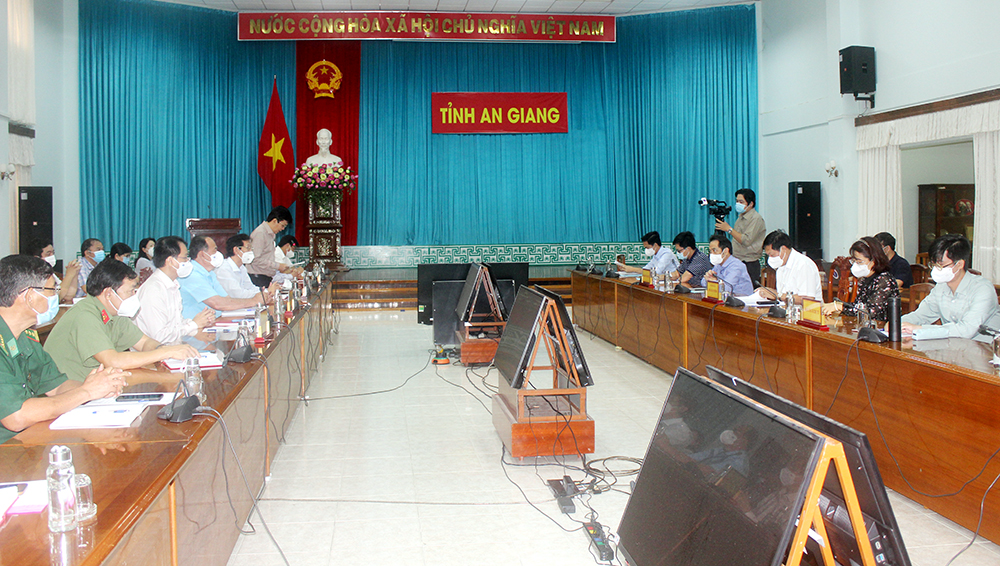 An Giang sẽ phối hợp tốt với Tổ công tác của Bộ Y tế trong thực hiện nhiệm vụ phòng, chống dịch COVID-19