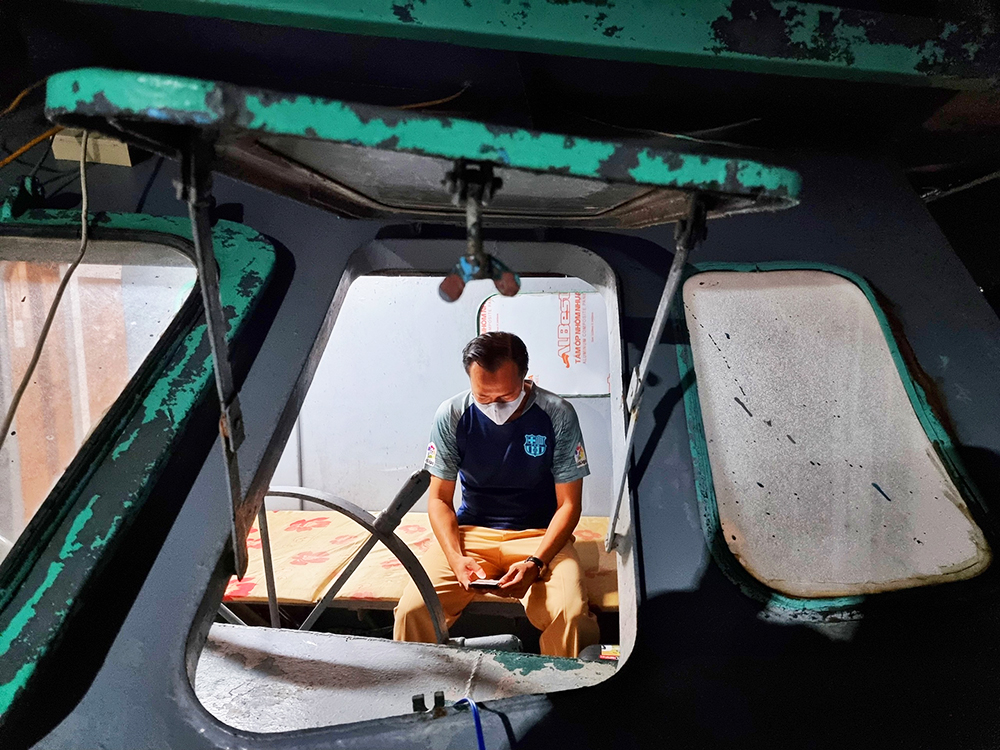 Những chiến sĩ phòng, chống dịch trên sông