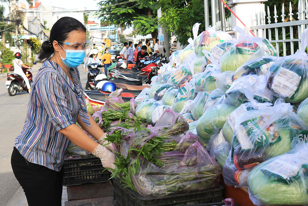 Phường Mỹ Xuyên duy trì “Gian hàng 0 đồng”