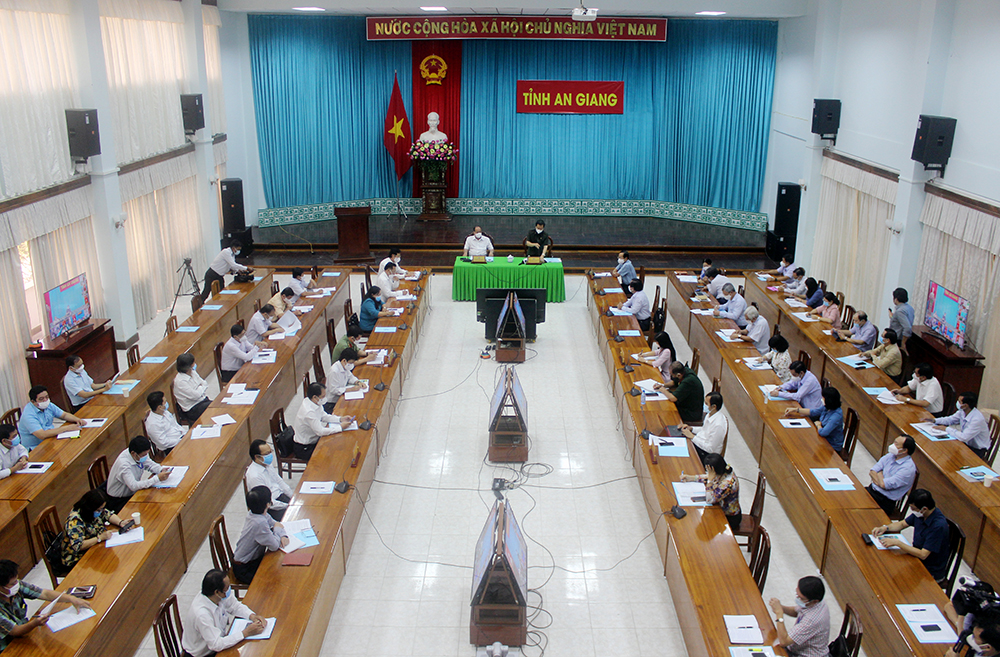 An Giang tiếp tục thực hiện nghiêm các biện pháp phòng, chống dịch COVID-19 theo Chỉ thị 16/CT-TTg của Thủ tướng Chính phủ