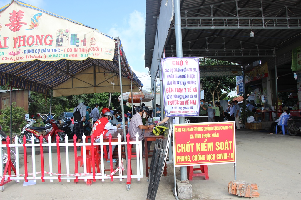 Ngày 14-8, huyện Chợ Mới ghi nhận 5 ca nhiễm COVID-19
