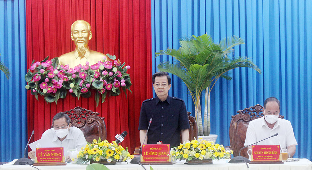 Thường trực Tỉnh ủy An Giang làm việc với lãnh đạo Đoàn đại biểu Quốc hội tỉnh và HĐND tỉnh