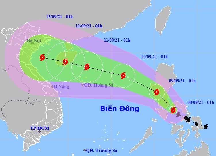 Tin bão CONSON và các chỉ đạo ứng phó