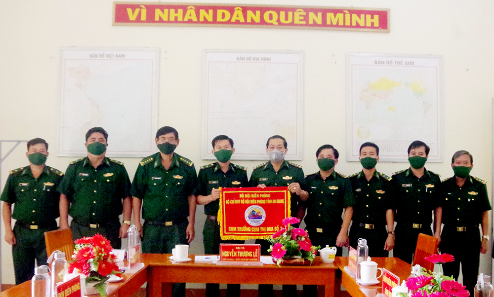 Đồn Biên phòng Cửa khẩu quốc tế Tịnh Biên đạt danh hiệu “Đơn vị quyết thắng”