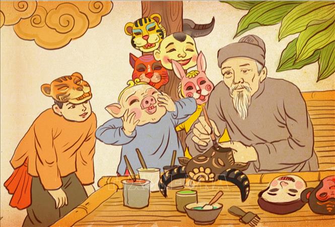 Trưng bày trực tuyến 'Trung thu sum vầy' tại Hoàng thành Thăng Long