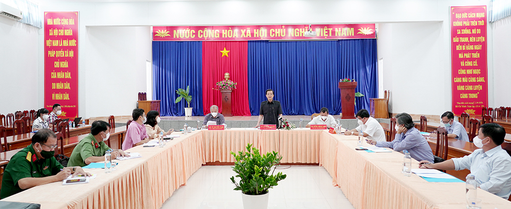 Phú Tân huy động cả hệ thống chính trị tập trung kiểm soát dịch bệnh tại thị trấn Phú Mỹ