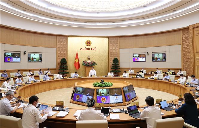 Nghị quyết Phiên họp Chính phủ thường kỳ tháng 8/2021