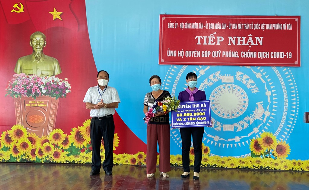 TP. Long Xuyên thêm nhiều cá nhân ủng hộ Quỹ Phòng, chống dịch COVID-19