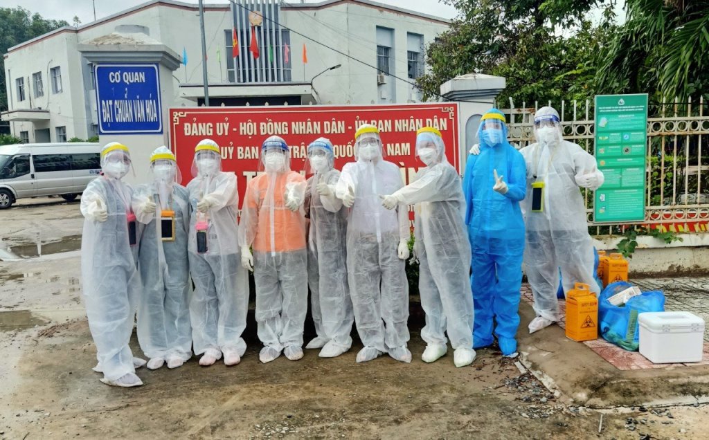 An Phú triển khai tiêm vaccine phòng COVID-19 cộng đồng ở xã Khánh An và thị trấn Long Bình