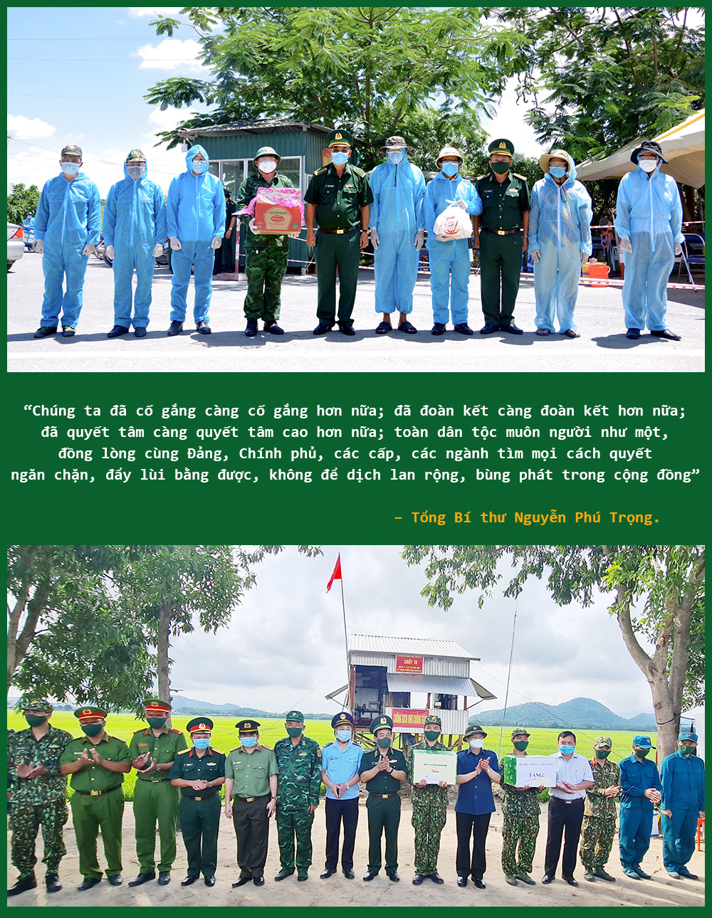 Đảng viên quân hàm xanh nơi tuyến đầu chống dịch - Kỳ 1: Lời hiệu triệu của Đảng