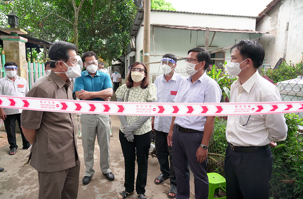 Phú Tân huy động tổng lực kiểm soát dịch COVID-19