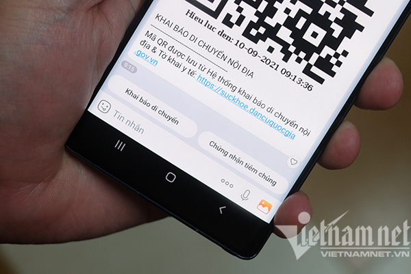 Cách tra cứu và lưu mã QR chứng nhận tiêm chủng trên Zalo